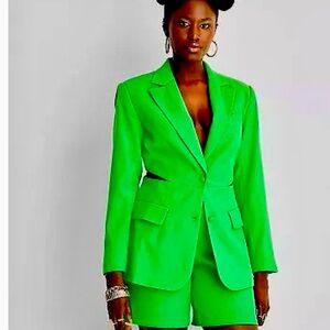 Women’s cut out blazer full set with shorts included